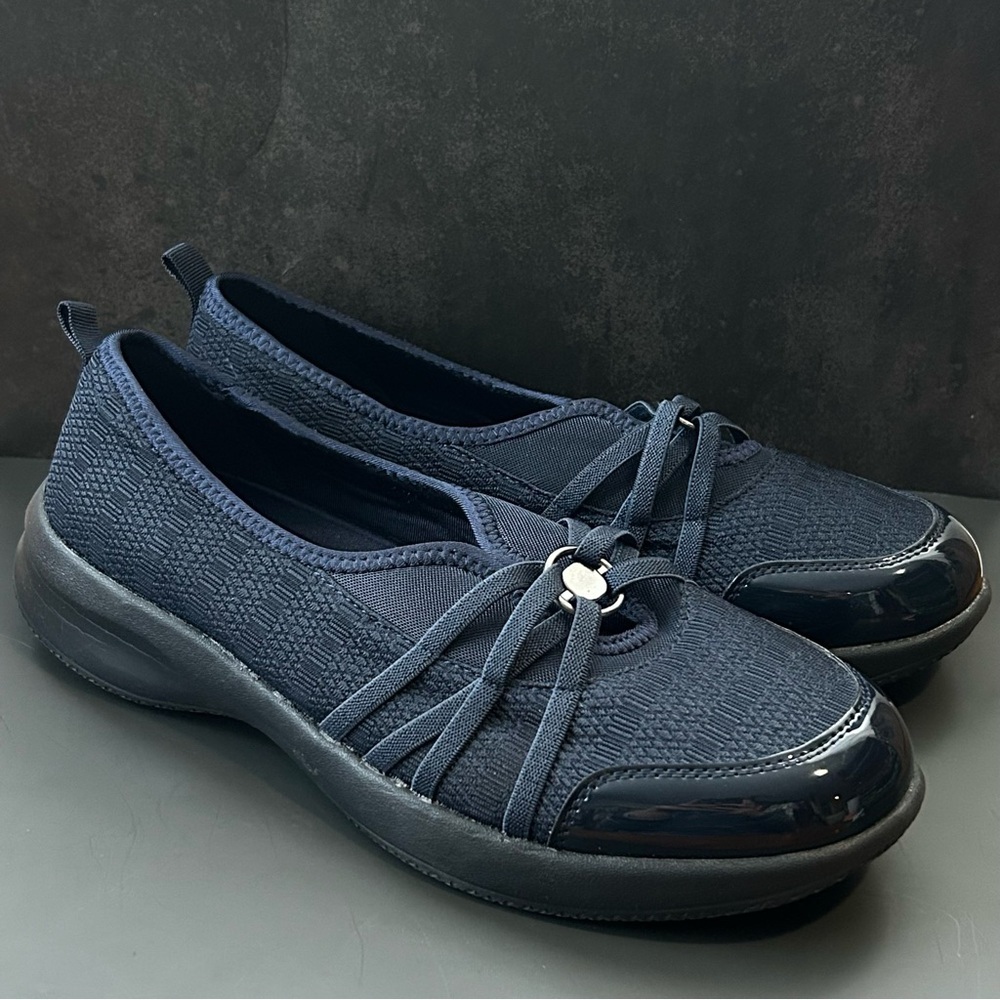 Comfortview Navy Slip-On Sneakers Size 11